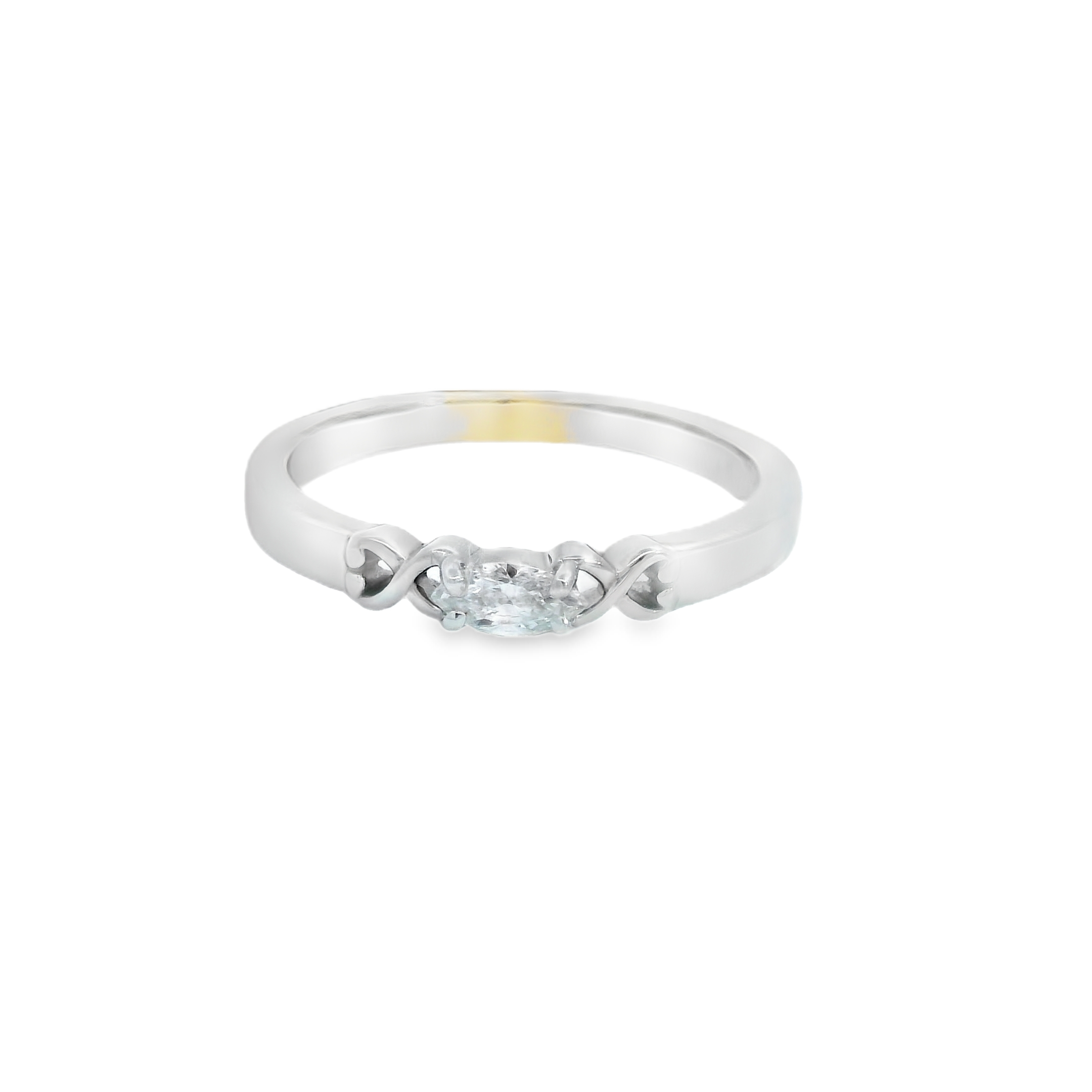 Marquise Diamond Stacking Band