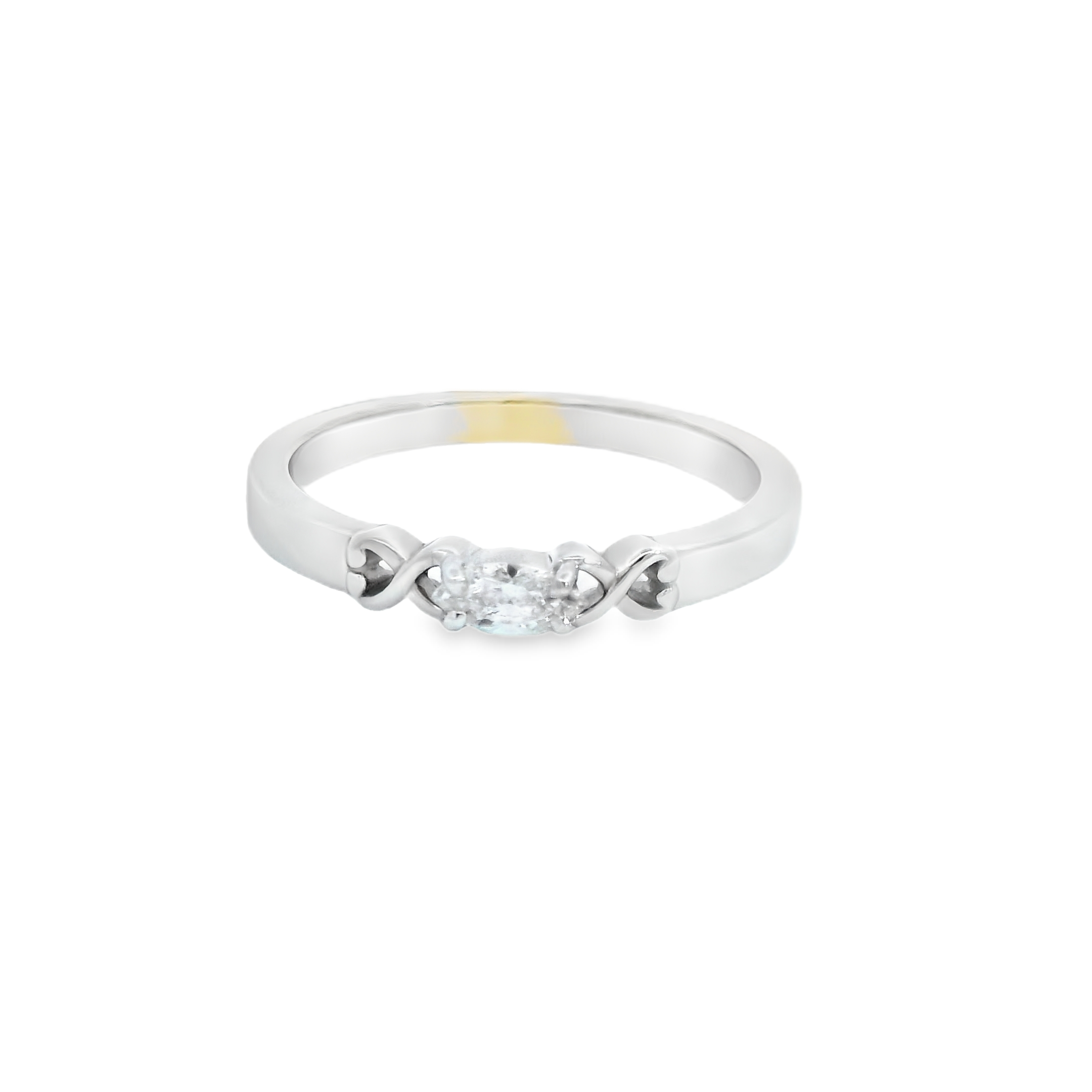 Marquise Diamond Stacking Band