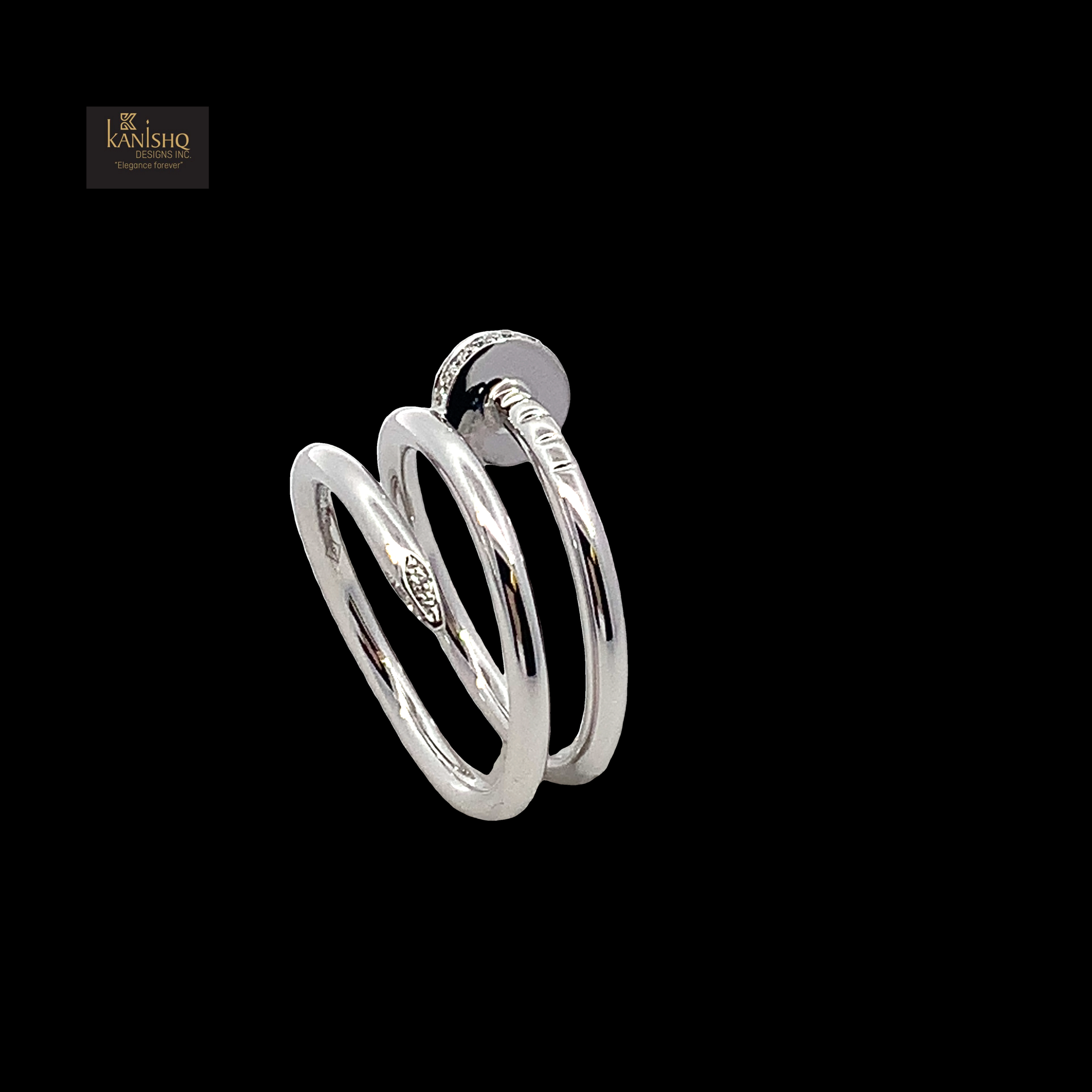 Dual Elegance Layered Sterling Silver Rings